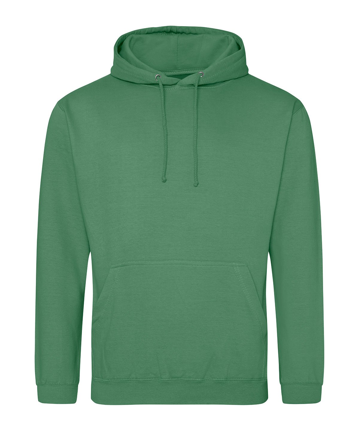 Cactus green customisable adult hoodie with drawstring hood and kangaroo pocket.